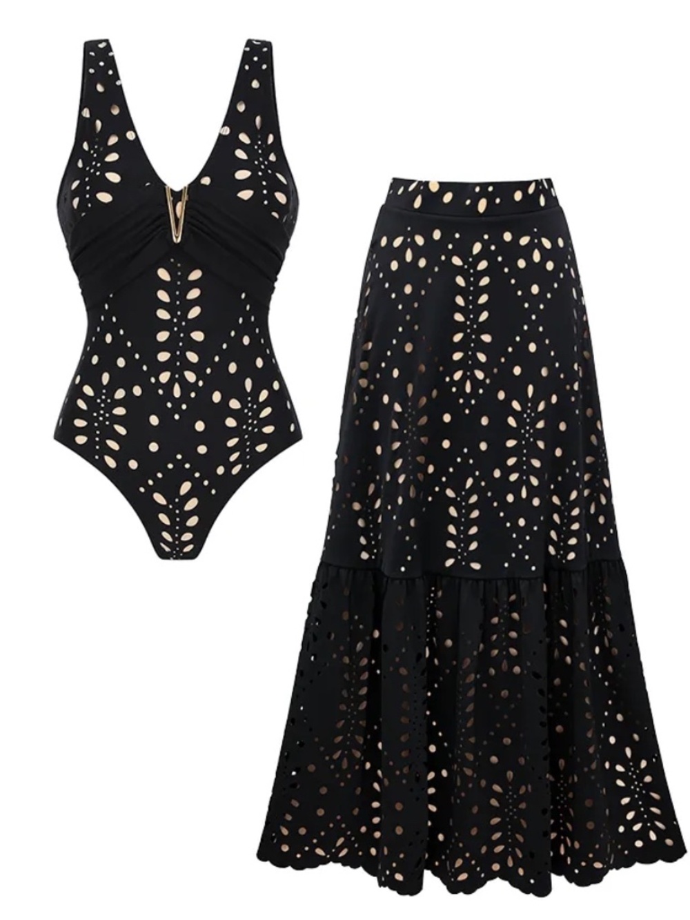 Two Piece Swimwear Set (Size L)